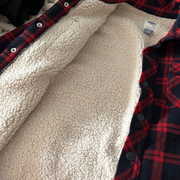 Thick button down Sherpa lined jacket - Picture 3 of 8